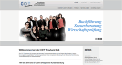 Desktop Screenshot of cot.ch